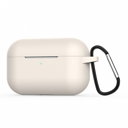Силиконовый чехол для AirPods Pro (Белый)
