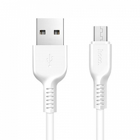 Кабель micro-USB Hoco X13 Easy 2.4A 1m White