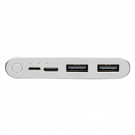 Внешний аккумулятор Xiaomi Power Bank 3 2-USB 10000 mAh Silver