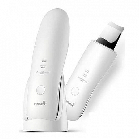 Аппарат для ультразвуковой чистки лица WellSkins Ultrasonic White